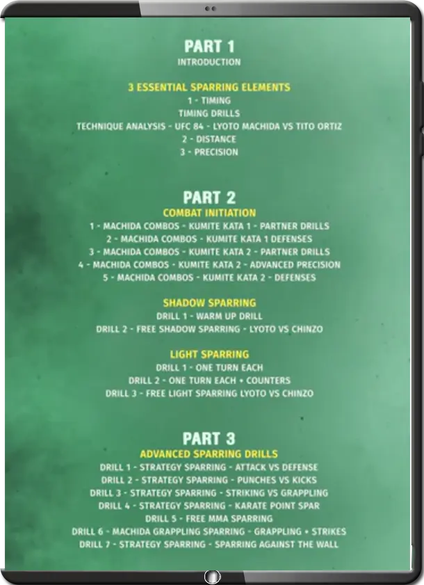 Lyoto and chinzo machida machida sparring covwer