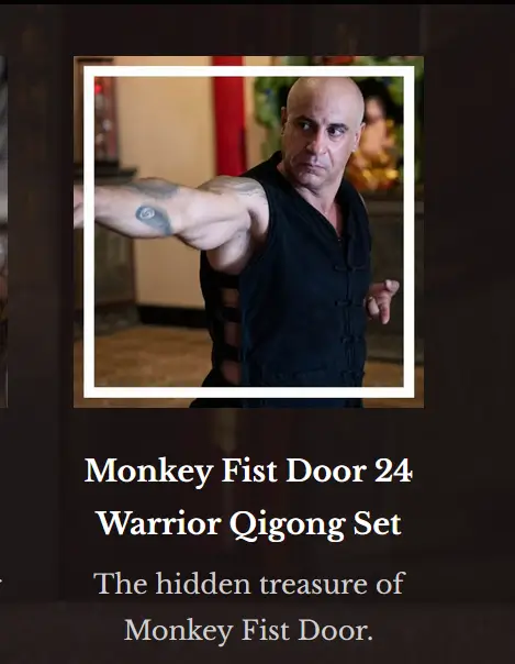 JIANGYUSHAN 3° WARRIOR NEIGONG MONKEY FIST DOOR 24 WARRIOR QIGONG SET MP4