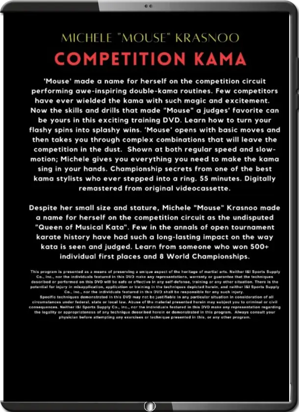 MICHELE MOUSE KRASNOO – COMPETITION KAMA IN TOURNAMENT FORMS mp4