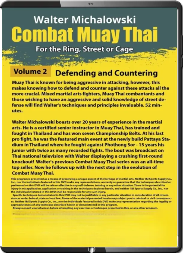 WALTER SLEEPER MICHALOWSKI COMBAT MUAY THAI FOR RING, STREET OR CAGE VOL.02.