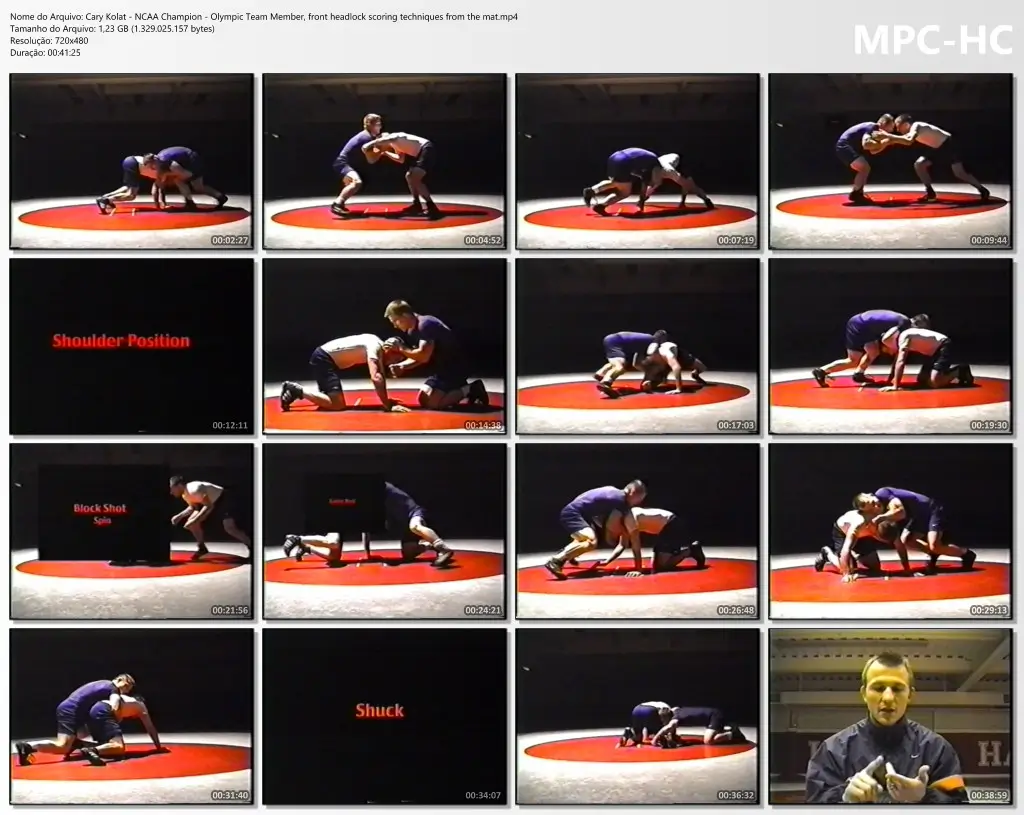 Cary Kolat NCAA Champion Olympic Team Member, front headlock scoring techniques from the mat