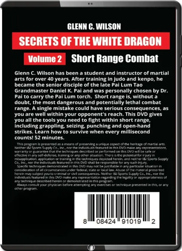 GLENN C. WILSON PAI LUM TAO SECRETS OF THE WHITE DRAGON 02 SHORT RANGE COMBAT