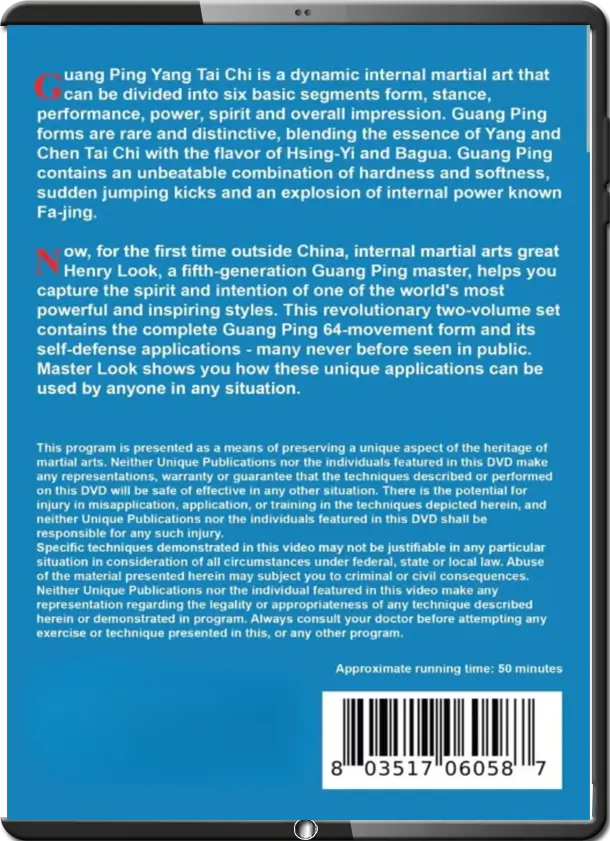 HENRY LOOK YANG TAI CHI DYNAMIC GUANG PING 1 C