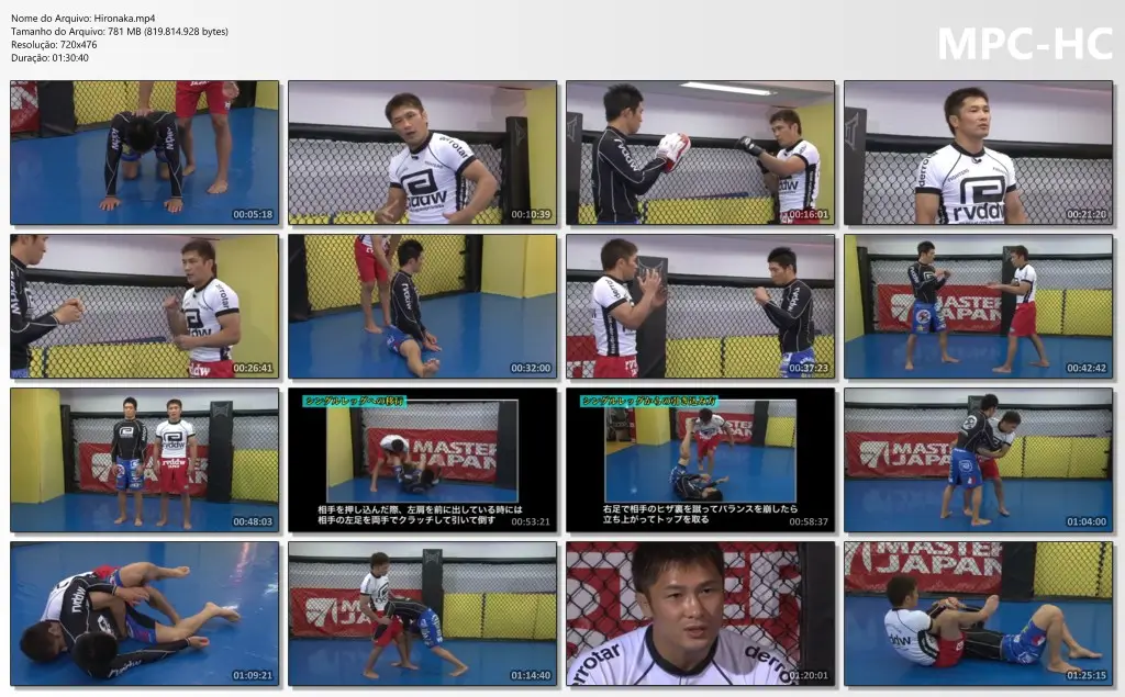 KUNIYOSHI HIRONAKA EFFECTIVE MOVEMENT OF HIPS & SHOULDERS FOR MMA mp4