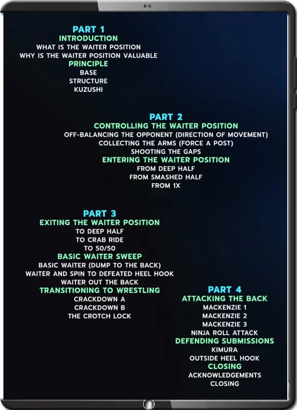 RYAN HALL THE WAITER SWEEP COVER