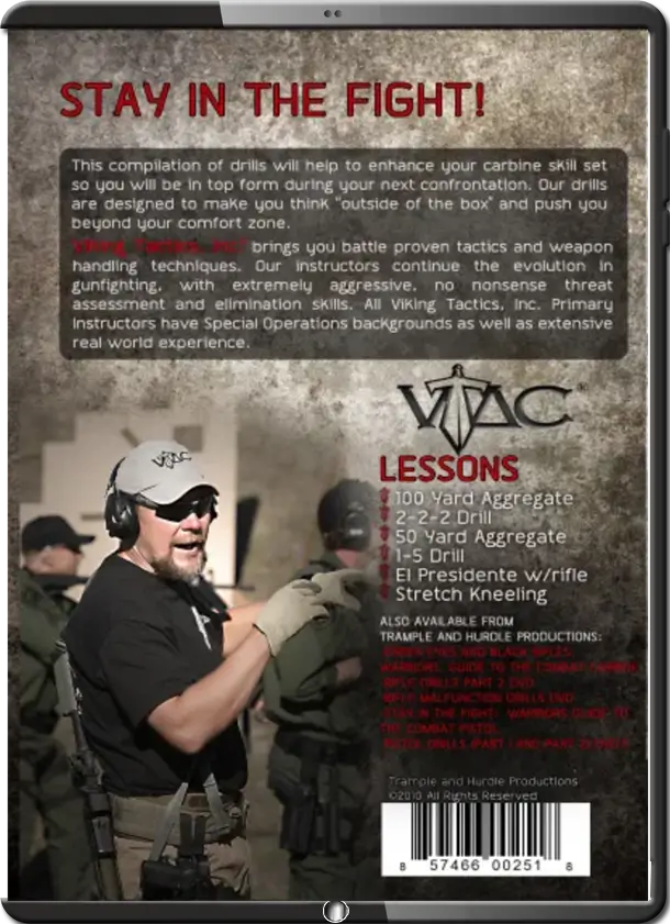 VIKING TACTICS RIFLE DRILLS PART 1 BACK