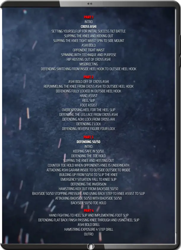 DAN MANASOIU MILK THE SYSTEM DEFENDING LEG LOCKS FROM CROSS ASHI AND 50 50 READ