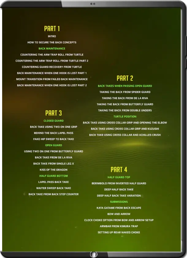 MATHEUS GONZAGA I GOT YOUR BACK BACK TAKES AND FINISHES FROM EVERYWHERE DVD