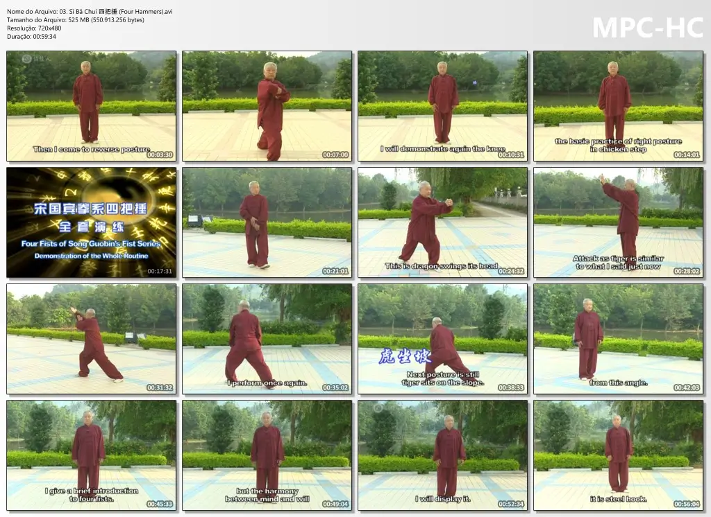 03. Sì Bǎ Chuí 四把捶 (Four Hammers).avi thumbs