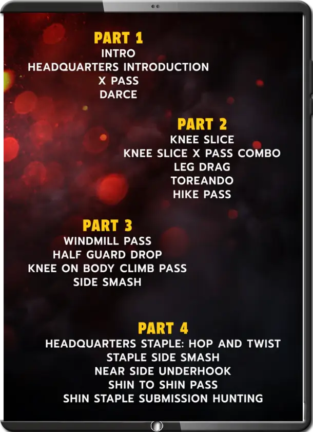 RAFAEL LOVATO TIMELESS NO GI HEADQUARTERS PASSING COVER