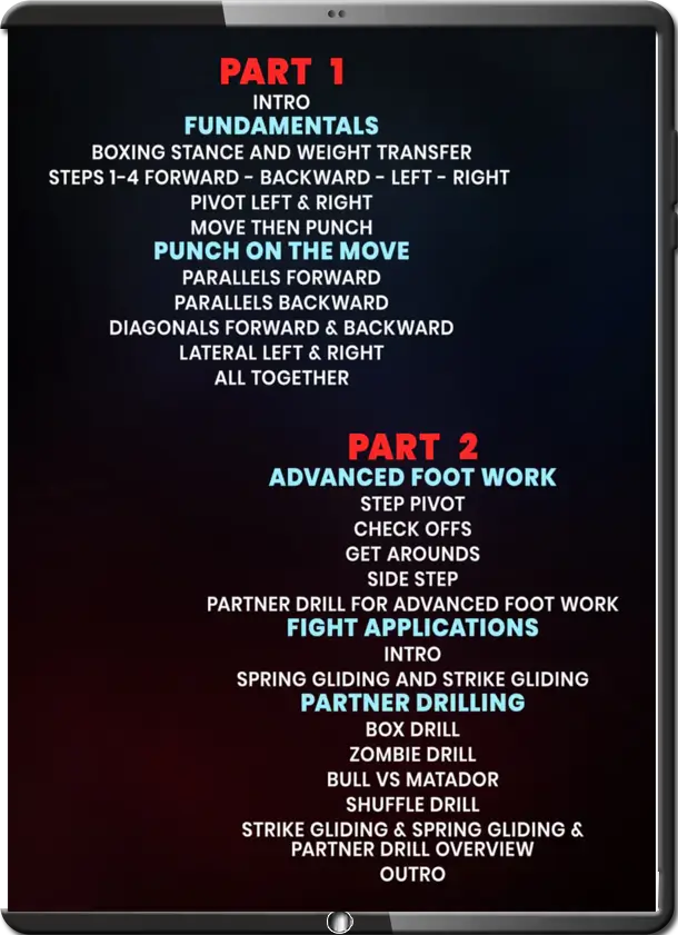 RAY SABUR FOOTWORK MASTERCLASS COVER