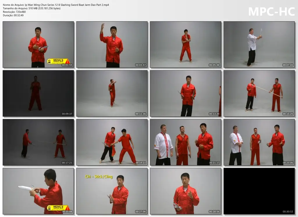 Ip Man Wing Chun Series 12 8 Slashing Sword Baat Jarm Dao Part 2.mp4 thumbs