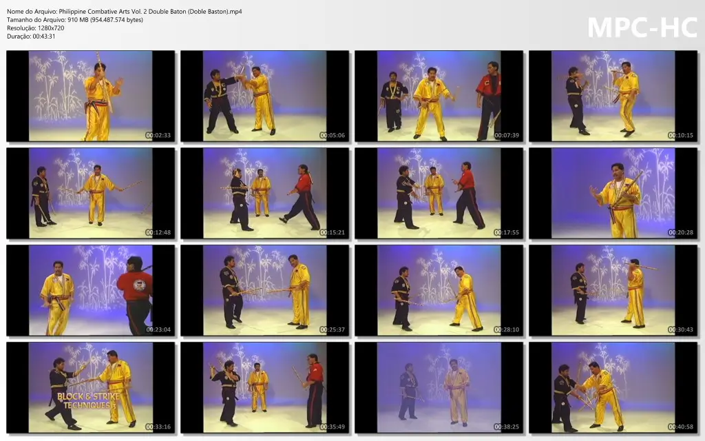 Philippine Combative Arts Vol. 2 Double Baton (Doble Baston).mp4 thumbs