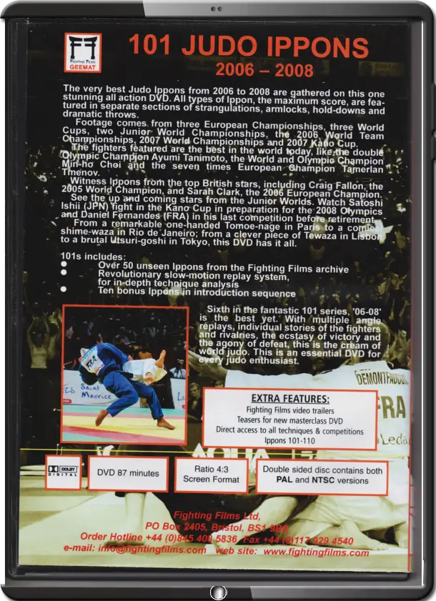 101 JUDO IPPONS 2006 2008 COVER