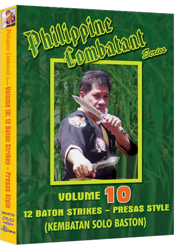 ERNESTO A. PRESAS – PHILIPPINE COMBATIVE ARTS SERIES – 12 BATON STRIKES PRESAS STYLE (KEMBATAN SOLO) VOL.10