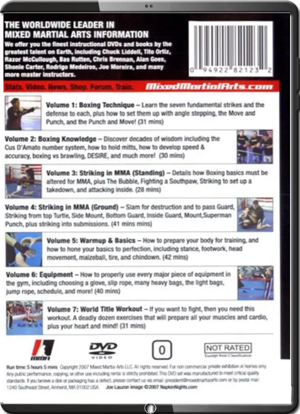 JOE LAUZON & STEVE MAZE – BOXING FOR MMA SERIES – 7 VOLS cover