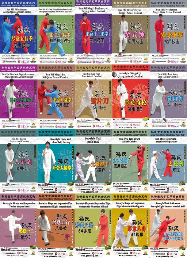 DENG FUMING - ACTUAL COMBAT SERIES OF SUN LUTANG WUSHU STUDY COMPLETE SERIES - Imagem 2