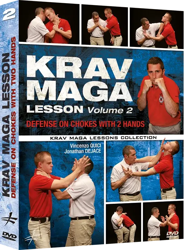 VICENZO QUICI & JONATHAN DEJACE - KRAV MAGA LESSON VOL.02 - DEFENSE ON CHOKES WITH 2 HANDS