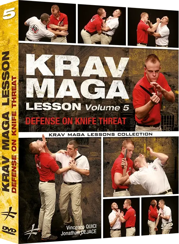 VICENZO QUICI & JONATHAN DEJACE - KRAV MAGA LESSON VOL.05 - DEFENSE ON KNIFE THREAT