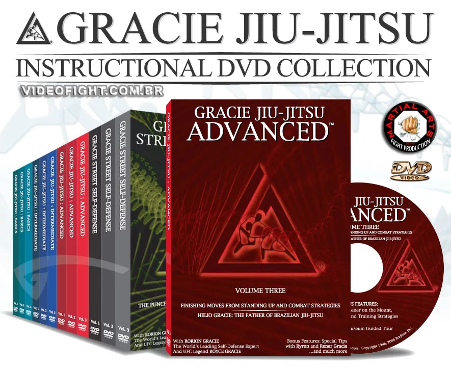 COLEÇÃO COMPLETA GRACIE JIU JITSU