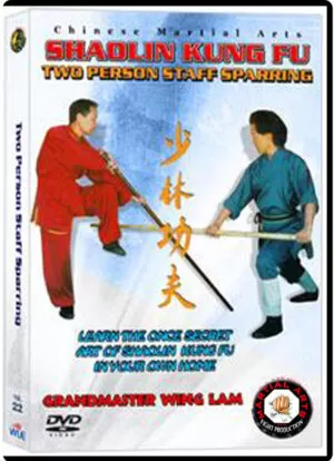 KWONG WING LAM - TWO-PERSON STAFF SPARRING CHINESE TRADITIONAL SHAOLIN KUNG FU
