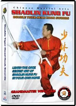 KWONG WING LAM - DOUBLE TIGER-HEAD HOOK SWORDS  CHINESE TRADITIONAL SHAOLIN KUNG FU
